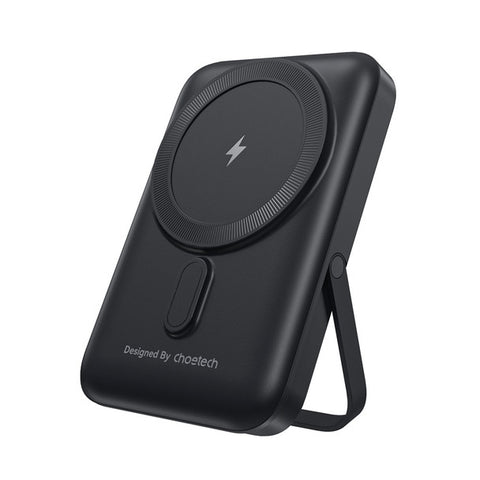 CHOETECH B743-BK 10000mAh PD20W Magnetic Power Bank with Holder Black - SuperSaverAU - view 1