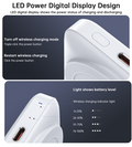 CHOETECH B743-WH 10000mAh PD20W Magnetic Power Bank with Holder White - SuperSaverAU - view 4