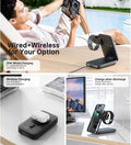 CHOETECH B750 Qi2 3-in-1 Magnetic Charger Stand 10000mAh