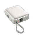 CHOETECH 10000mAh Power Bank, 35W Fast Charging with Built-in USB-C Cable - SuperSaverAU - view 1