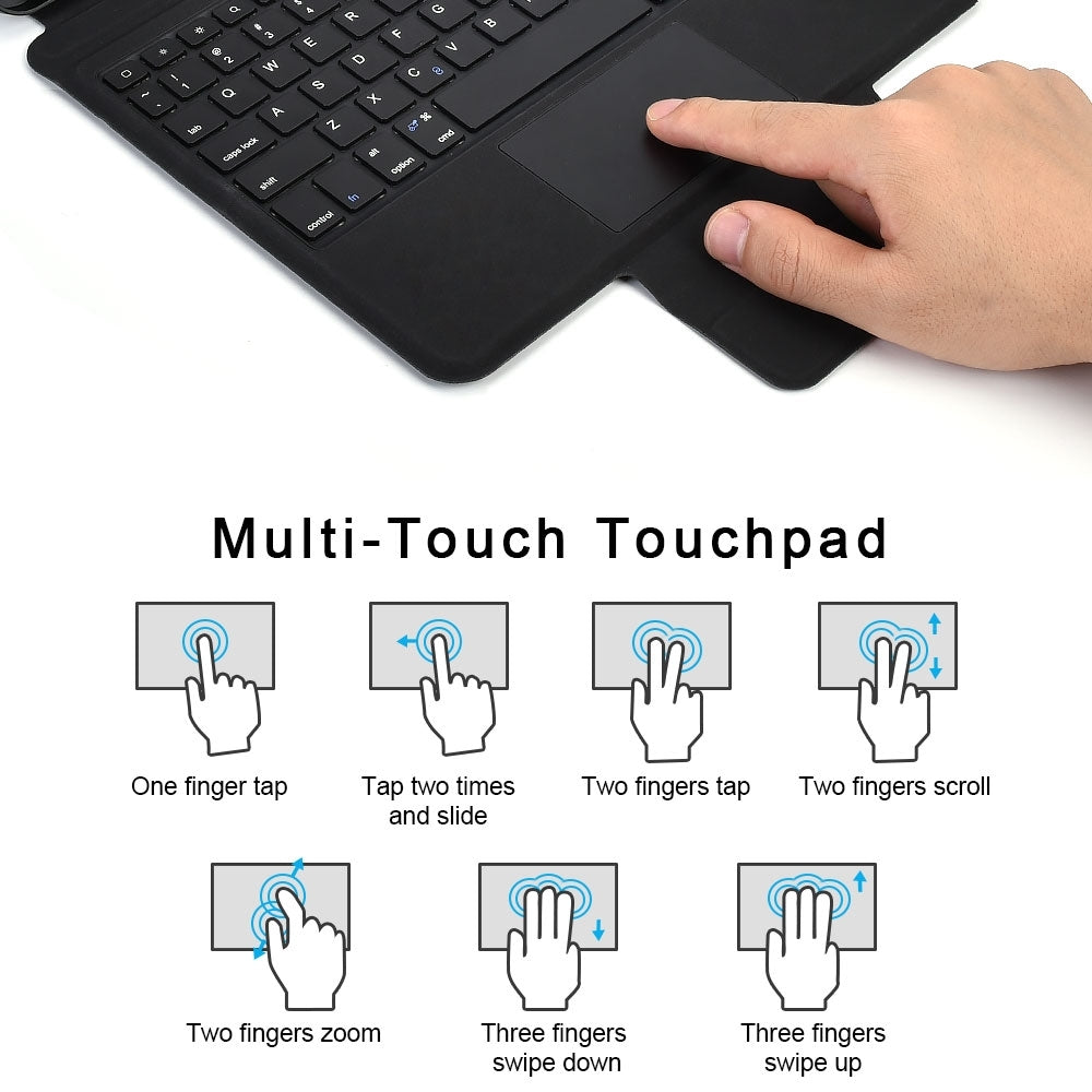 CHOETECH BH-012 Wireless Keyboard Case for iPad Pro 11 - SuperSaverAU - view 3