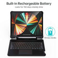 CHOETECH BH-017 Bluetooth Keyboard with Touchpad and Backlight for iPad Pro 10.9 " (Black) - SuperSaverAU - view 4