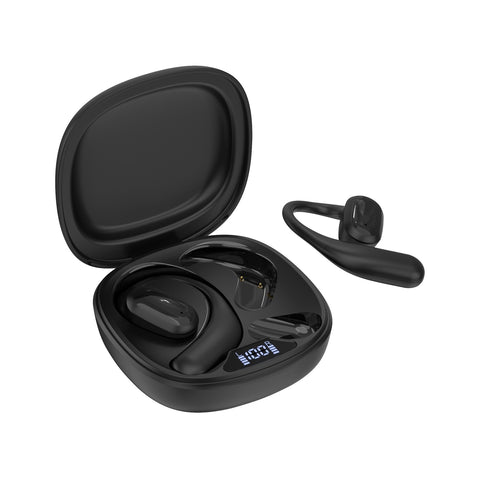 CHOETECH BH-T25 OWS Painless New Concept Bluetooth Earbuds V5.3 TWS Black - SuperSaverAU - view 1
