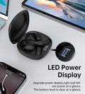 CHOETECH BH-T25 OWS Painless New Concept Bluetooth Earbuds V5.3 TWS Black - SuperSaverAU - view 5