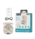 CHOETECH BH-T25 OWS Painless New Concept Bluetooth Earbuds V5.3 TWS White - SuperSaverAU - view 3