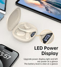 CHOETECH BH-T25 OWS Painless New Concept Bluetooth Earbuds V5.3 TWS White - SuperSaverAU - view 5