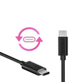 CHOETECH CC0002 USB-C to USB-C Cable USB3.1 Gen2 5V/3A 10 Gbps 1M Black - SuperSaverAU - view 3