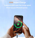 CHOETECH CC1001 Smart PD60W 4-in-1 USB C to C cable 1.2M - SuperSaverAU - view 5