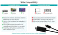 CHOETECH CH0050 USB-C to HDMI Gen2 4K Cable 5M Black - SuperSaverAU - view 3