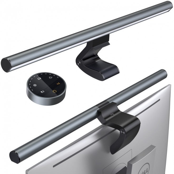 CHOETECH Wireless LED Desk Lamp with Monitor Mount, Adjustable 2700K-6500K Light - SuperSaverAU - view 2