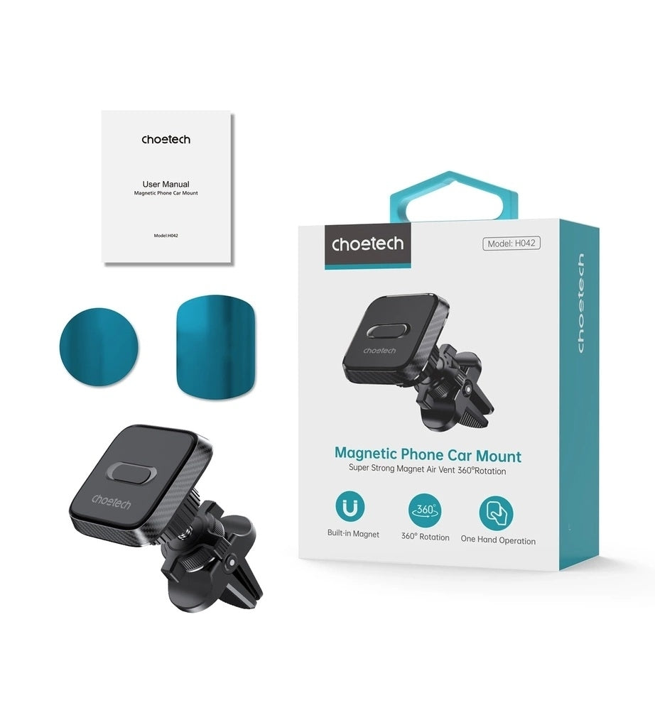 CHOETECH H042 Magnetic Phone Car Mount Car Air Vent Phone Holder - SuperSaverAU - view 4
