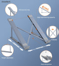 CHOETECH H055-GY Aluminum Foldable Laptop Stand - SuperSaverAU - view 2