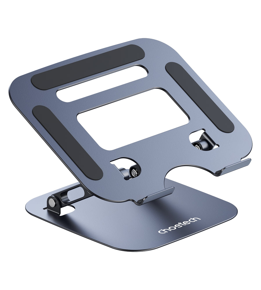 CHOETECH Laptop/Tablet Stand Holder, Adjustable, 7-13 inch, Aluminum/Silicone, Portable - SuperSaverAU - view 1