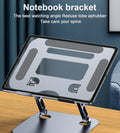 CHOETECH Laptop/Tablet Stand Holder, Adjustable, 7-13 inch, Aluminum/Silicone, Portable - SuperSaverAU - view 4