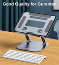 CHOETECH Laptop/Tablet Stand Holder, Adjustable, 7-13 inch, Aluminum/Silicone, Portable - SuperSaverAU - view 3