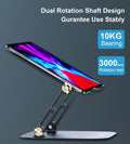 CHOETECH Laptop/Tablet Stand Holder, Adjustable, 7-13 inch, Aluminum/Silicone, Portable - SuperSaverAU - view 2