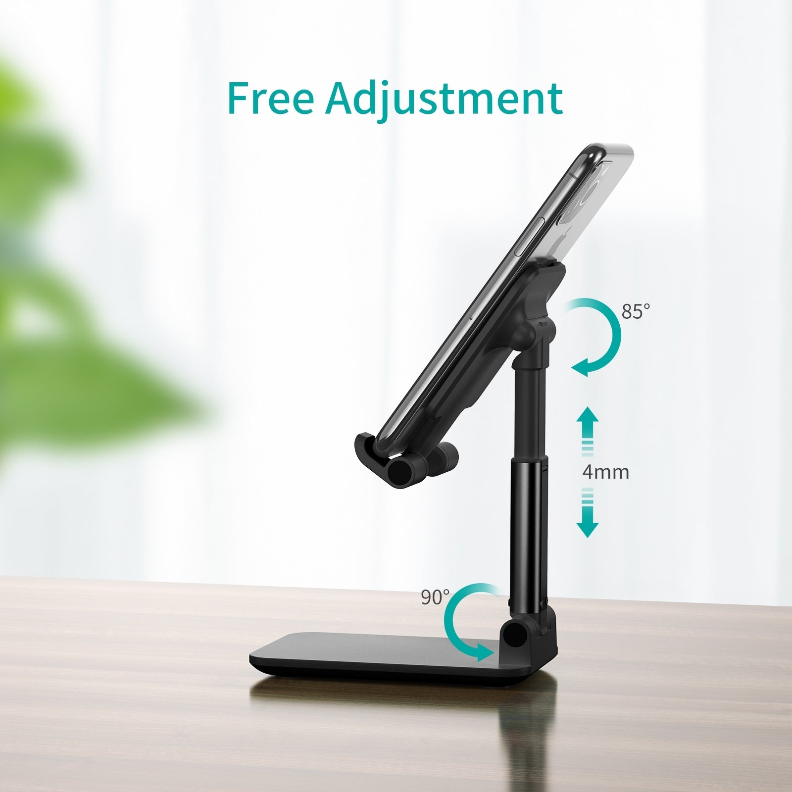 CHOETECH H88 Adjustable Desk Phone & Tablet Stand - Black