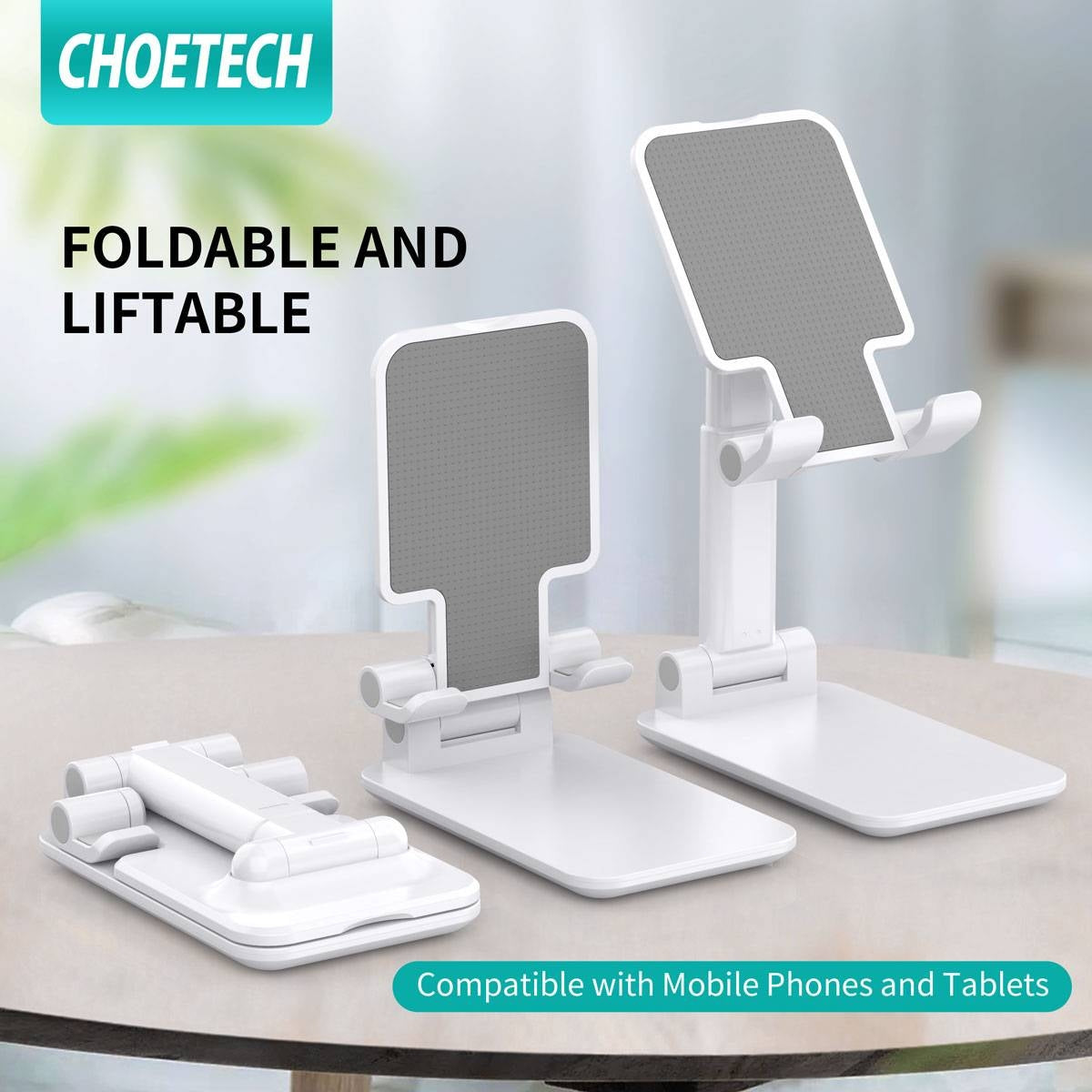 Choetech H88-WH Choetech Foldable Mobilephone Holder - SuperSaverAU - view 2