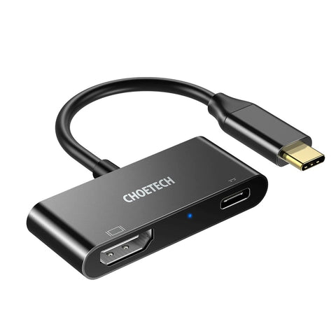 CHOETECH HUB-M03 USB-C To HDMI Adapter(4K@60hz) with 60W PD Charging Port - SuperSaverAU - view 1