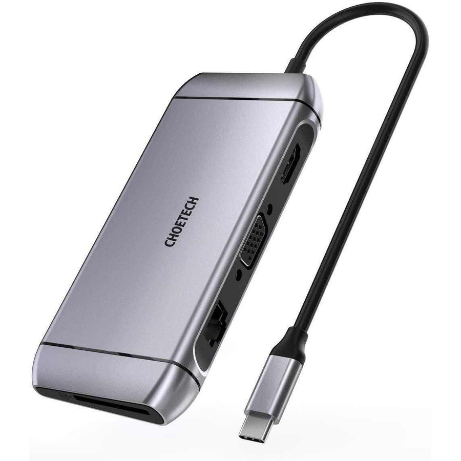 CHOETECH HUB-M15 USB-C 9-in-1 Multifunction Adapter - SuperSaverAU - view 1
