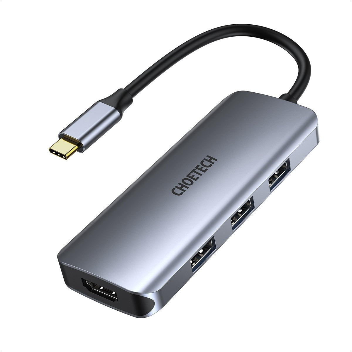 CHOETECH HUB-M19 USB-C 7-in-1 Multifunction Adapter - SuperSaverAU - view 1
