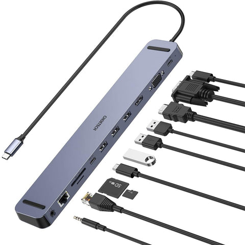 CHOETECH HUB-M20 USB-C 11-in-1 Multifunction Adapter - SuperSaverAU - view 1