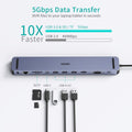 CHOETECH HUB-M20 USB-C 11-in-1 Multifunction Adapter - SuperSaverAU - view 5