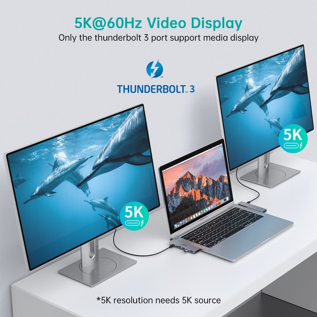 CHOETECH HUB-M23 7-in-1 MacBook Pro USB-C Adapter