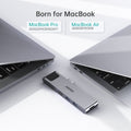CHOETECH HUB-M24 7-in-2 MacBook Pro/Air USB Adapter USB-C Hub - SuperSaverAU - view 4