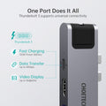 CHOETECH HUB-M24 7-in-2 MacBook Pro/Air USB Adapter USB-C Hub - SuperSaverAU - view 5