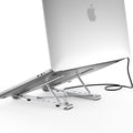 CHOETECH 7-in-1 USB-C Multiport Adapter with Foldable Laptop Stand, HDMI 4K - SuperSaverAU - view 2