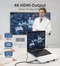 CHOETECH 7-in-1 USB-C Multiport Adapter with Foldable Laptop Stand, HDMI 4K - SuperSaverAU - view 4