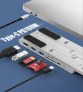 CHOETECH 7-in-1 USB-C Multiport Adapter with Foldable Laptop Stand, HDMI 4K - SuperSaverAU - view 5