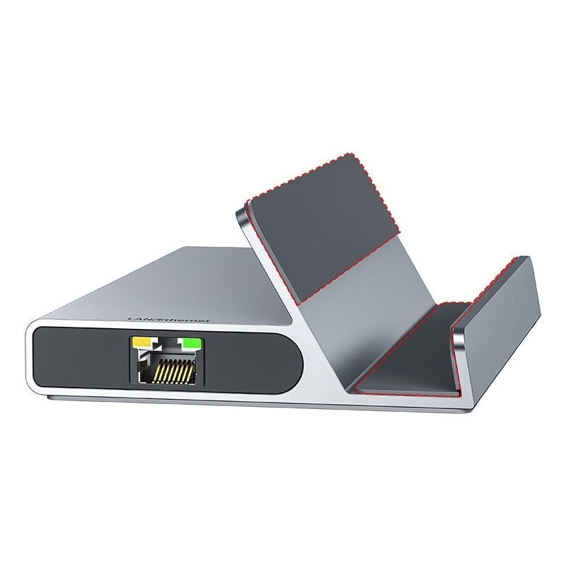 CHOETECH HUB-M50 6-in-1 USB-C 100W Aluminum Steam Deck Docking Station - SuperSaverAU - view 1