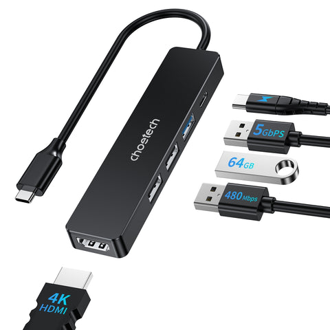 CHOETECH HUB-M80 Hub 5-in-1 Multifunctional Hub - SuperSaverAU - view 1