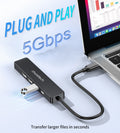CHOETECH HUB-M80 Hub 5-in-1 Multifunctional Hub - SuperSaverAU - view 4