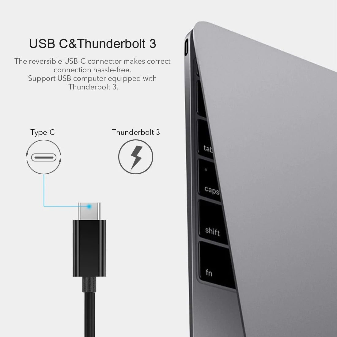 CHOETECH HUB-R01 USB 3.1 Type-C To RJ45 Gigabit Ethernet Adapter - SuperSaverAU - view 5