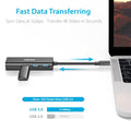 CHOETECH HUB-U02 USB-C To Ethernet Hub - SuperSaverAU - view 3
