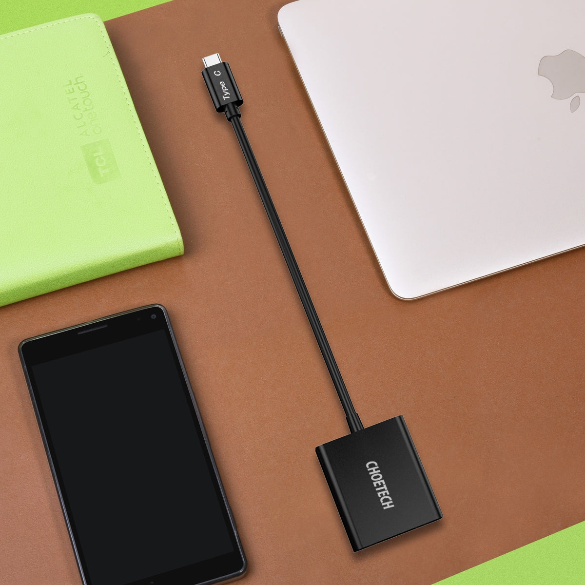Choetech HUB-V01 USB C to VGA Adapter - SuperSaverAU - view 3