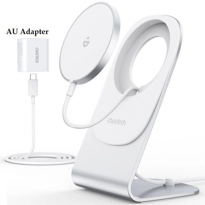 CHOETECH MA00117-SL MagLeap Magnetic Wireless Charger with Stand and AC Adapter - SuperSaverAU - view 1