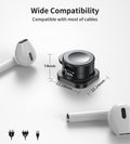CHOETECH MCC001-BK 6 Pack Professional grade Magnetic Lock Cord Holder Clips Black - SuperSaverAU - view 3
