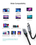 CHOETECH MIX00073 (XCC-1002 x2) 100W USB-C Braided Fast Charging Cable 1.8M 2 Pack - SuperSaverAU - view 4