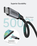CHOETECH MIX00073 (XCC-1002 x2) 100W USB-C Braided Fast Charging Cable 1.8M 2 Pack - SuperSaverAU - view 6