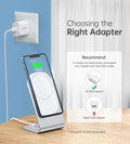 CHOETECH MIX00117SL Magasafe Fast Wireless Charger Stand Holder For iPhone 13/12 (H047+T517) - SuperSaverAU - view 6
