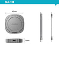 CHOETECH MSE001-GY Dual USB-C Port M.2 NVME 2230 Protocol SSD Enclosure with PD100W input Enclosure (Support 2TB Max) - SuperSaverAU - view 5