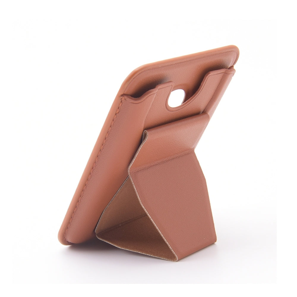 CHOETECH Magnetic Card Holder for iPhone 12/13/14 - Brown, Holds 3 Cards - SuperSaverAU - view 1