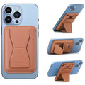 CHOETECH Magnetic Card Holder for iPhone 12/13/14 - Brown, Holds 3 Cards - SuperSaverAU - view 4