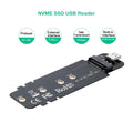 CHOETECH M.2 to USB SSD Reader, Supports 2230/2242/2260/2280 M-Key PCI-E NVMe - SuperSaverAU - view 2
