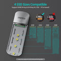 Choetech PC-HDE16 USB-C to M.2 B-Key Hard Drive Enclosure (10Gbps) - SuperSaverAU - view 3