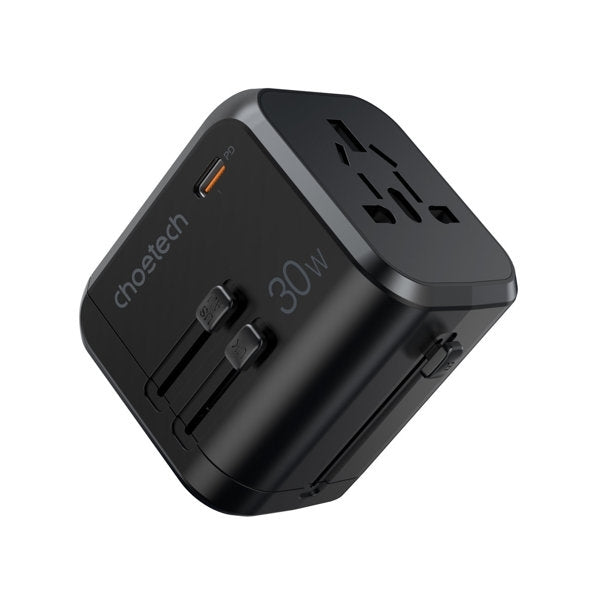 CHOETECH 30W Fast Universal GaN Travel Charger with 4 Ports & Safety Protection - SuperSaverAU - view 1